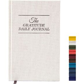 Gratitude Journal for Women,Manifestation Journal,Positivity Journal Guide & Reflection Journal Planner 2022-2023 Undated Daily Journal White