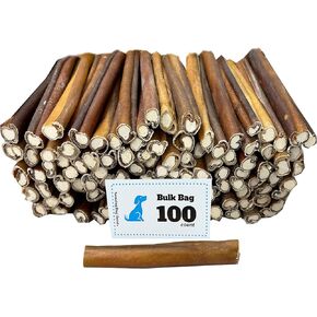 مكافآت مذهلة للكلاب - عصا كولاجين محشوة 6 بوصات (100 قطعة) عصي ​​كولاجين للكلاب لا تخفي عظام مملوءة للكلاب - كولاجين محشو للكلاب in Kuwait