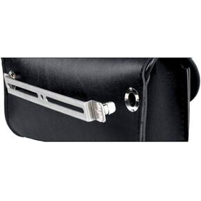 Dowco Willie & Max 58011-00 Synthetic Leather Removable Motorcycle Windshield Bag: Black, Universal Fit, 11.5 Liter Capacity,Large
