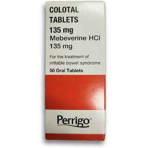 Colotal Tablets to Support Digestive Health, Gas, Bloating, Diarrhea and Constipation, 135 mg - 50 Tablets