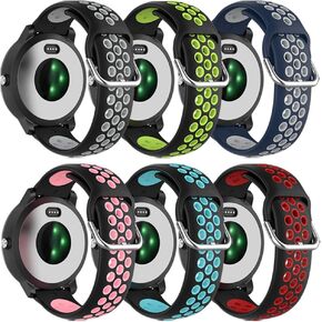 Breathable Band for Garmin Vivoactive 3, Soft Silicone Band Replacement for Garmin VivoActive 3/Forerunner 245/Forerunner 645/Venu/Venu Sq/Vivomove 3/Vivomove Luxe/Vivomove Style