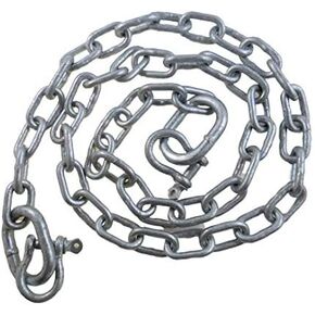 Anchor Chain 3/16" x 4' with 1/4" Shackles and Oversized Ends
