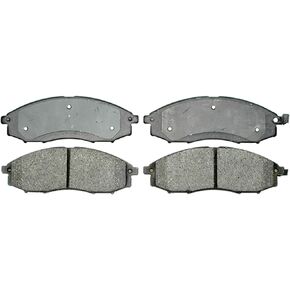 ACDelco Silver 14D830M Semi-Metallic Front Disc Brake Pad Set with Wear Sensor
