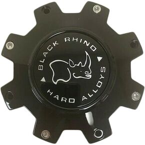 Black Rhino Cap M-916 Gloss Black Wheel Center Cap PSCO288165BLAGBK