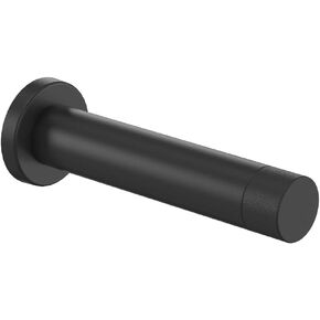 National Hardware N830-529 Cooper Door Stop, 3", Matte Black with Matte Black Tip