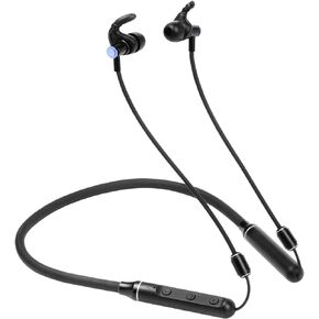 Wireless Air Tube Headphones EMF Free Bluetooth Airtube Headset Air Tube Earbuds Wireless with Microphone for Protection Bluetooth Headphones with Volume Control for Gym Workout