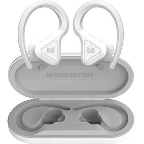سماعات أذن بلوتوث لاسلكية Monster DNA Fit - سماعات أذن بخاصية إلغاء الضوضاء مع علبة شحن لاسلكية وميكروفون مدمج وسماعات رأس بلوتوث مقاومة للماء وسماعات أذن in Kuwait
