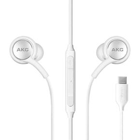 USB-C Headphones for Samsung Galaxy S23 Ultra S22 S21 FE S20 Z Flip 3 Fold 4 A53 A54 Earphones with Mic in-Ear Headphones Designed by AKG Wired Earbuds USB Type C Earphones (Black)