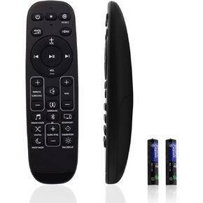 New Remote Control with Battery Replacement for JBL 9.1 Soundbar JBL 5.1 Soundbar JBL 3.1 Soundbar JBL 2.1 Soundbar JBL 2.0 Soundbar JBL JBL2GBAR51IMBLKAM Bar 5.1 Surround SoundBar System