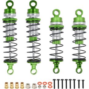 Aluminum Front Rear Shock Absorber Damper for Losi 1/18 Mini-T 2.0, 1/16 Mini-B Shock Absorber Upgrades# LOS213000, LOS213001 Black