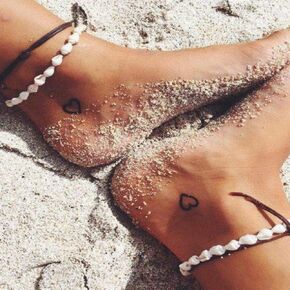 Xerling Seashell Anklet Natural Cowrie Shell Ankle Bracelet Beach Barefoot Chain for Women Girls Layered Sandals Bracelet Summer