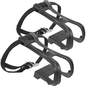 Bike Pedal Strap Clip Bicycle Toe Clips Cage Bicycle Toe Clips for Exercise Outdoor Cycling Indoor Men Women