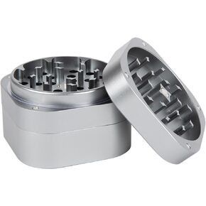 PAX Grinder – Ergonomic Herb Grinder Made from Heavy Duty Aluminum for an Even Medium Grind – Square Shape for Better Grip