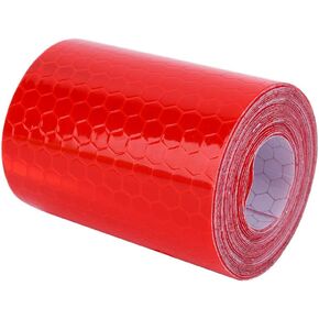 Red Reflective Tape for Trailer Car Truck Reflectors Red Reflective Safe Warning Tape Sticker, Safety Conspicuity Tape Reflectors, 5cm x 300cm