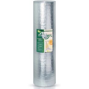 Reflective Insulation | 3mm 12in x 10ft Radiant Barrier with Reflective Foam Core and Dual Layer Aluminum Foil | Ideal for Ceilings, Walls, Garage Doors,Steel Structures, RV Windows, Roofs ect