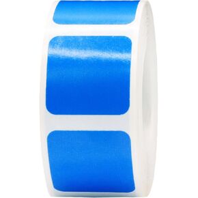 Black Color Coding Labels for Organizing Inventory 1 Inch Square 500 Total Adhesive Stickers On A Roll