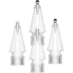 Modified Replacement Tips for Apple Pencil, Upgraded Apple Pencil Tips with 4 Different Dampings, Signal Adjustment Nibs Compatible with Apple Pencil 1st/2nd Gen/USB-C(4 Pack)