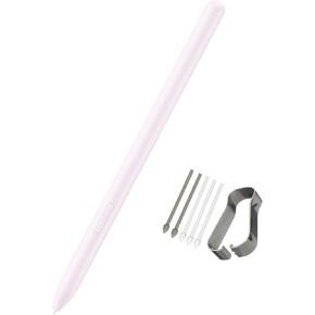 Galaxy Tab S9 FE S Pen for Samsung Galaxy Tab S9 FE S9 FE Plus Stylus Pen Replacement + 5 Tips for Samsung Galaxy Tab S9 FE Stylus S Pen (Grey)