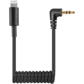 GODOX GAC-IC10 Lightning to 3.5mm TRS Adapter Cable Male-to-Male Audio Cable Compatible with iPhone