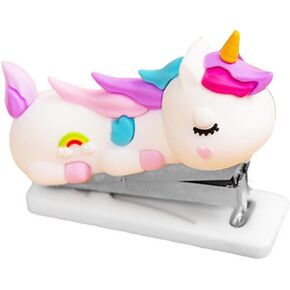 Stapler Cute Animal Silicone Stapler Students Hand Stapler Mini Handheld Stapler Portable Cartoon Stapler for Home Office