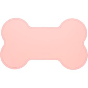 POPETPOP الكلب الغذاء حصيرة سيليكون الكلب القط السلطانية حصيرة للماء الحيوانات الأليفة تحديد الموقع صينية العظام على شكل تغذية حصيرة مع أثار لمنع الغذاء وتجاوز الماء السماء الزرقاء