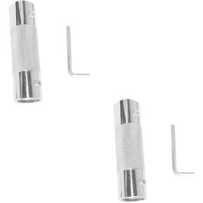 Toddmomy 2pcs Dumbbell Connecting Rod Dumbells Dumbbells Dumbbell Bars Metal Adjustable Barbell Pro Dumbbell Connector Barbell Connector Dumbbell Supplies Stainless Steel Lengthen
