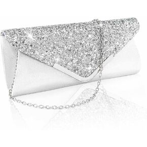 Yokawe Clutch Purses for Women Sequin Evening Bag Glitter Envelope Handbags for Party Wedding Prom Formal