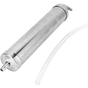 500cc Suction Gun Grease Gun Aluminum Alloy Oil Fluid Suction Transfer Hand Syringe Fluid Extractor Pump Suction Grease Gun