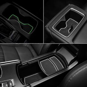Auovo 17pcs Anti-dust Mats for Honda Accord Accessories 2018 2019 2020 2021 2022 Interior Car Cup Holder Inserts,Center Console Liner,Door Pocket Liner Mat(Blue)