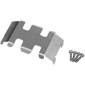 Stainless Steel Center Skid Plate Protection Plate Chassis Guard fits Axial 1/24 SCX24 AXI90081