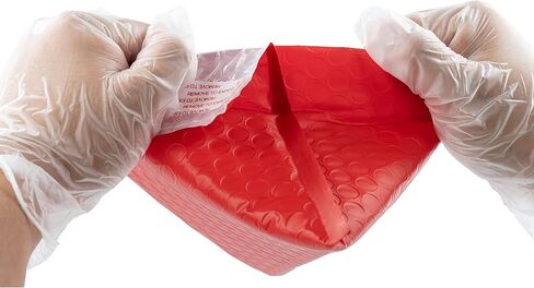 رسائل بريدية ذات فقاعات حمراء ذات فتحة جانبية مقاس 12 × 9 بوصة (25 قطعة) in Kuwait