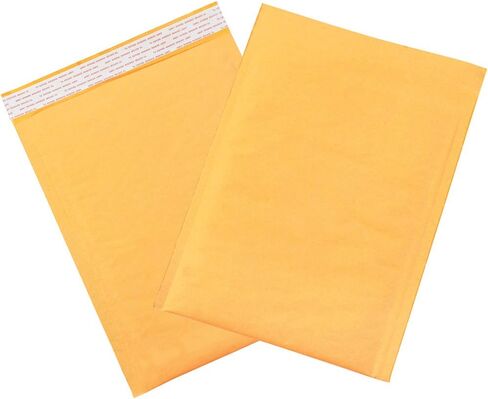 Aviditi Kraft Bubble Mailers #2، 8 1/2 بوصة × 12 بوصة، نهاية مفتوحة، مظاريف مبطنة، استخدم شريطًا أو دبابيس أو ختم حراري للإغلاق، علبة مكونة من 25 قطعة in Saudi Arabia