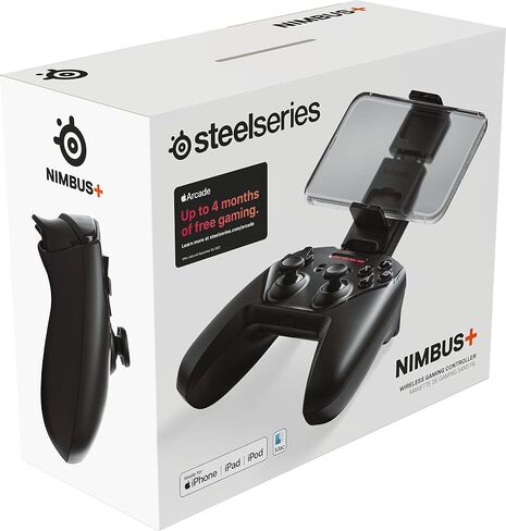 SteelSeries Nimbus+ Wireless Gaming Controller - Rechargeable - For iPhone, iPad, iPod and Apple TV in Saudi Arabia