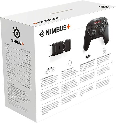 SteelSeries Nimbus+ Wireless Gaming Controller - Rechargeable - For iPhone, iPad, iPod and Apple TV in Saudi Arabia