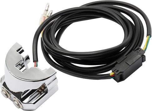 1 Inch Dyna Sportster Air Ride Suspension Kit Handlebar Mounted Air Ride Control Switches for Harley Dyna/V-Rod/Sportster with AERO and AERO-A, Chrome in Saudi Arabia