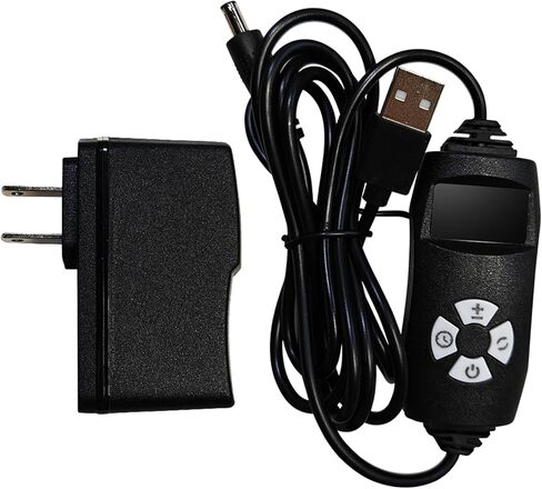 USB Cable Cord and Adapter Set for Red Light Therapy Pad in Kuwait