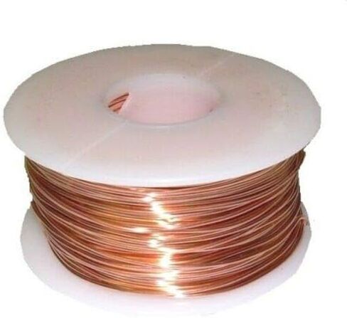 سلك نحاسي صلب 24 جا 1/2 رطل. 400 قدم. بكرة (ميتة ناعمة) لصناعة المجوهرات والحرف اليدوية in Kuwait