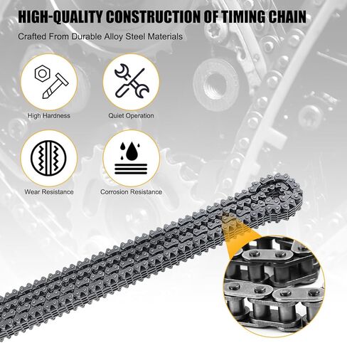 90738S مجموعة سلسلة توقيت المحرك مع VVT Cam Phaser AT4Z-6C525-B يناسب Ford Edge Expedition Explorer F150 Flex Mustang Taurus Transit 3.7L 3.5L F150 مجموعة سلسلة التوقيت AT4Z-6268-A in Kuwait