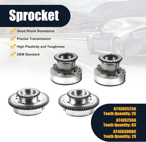 90738S مجموعة سلسلة توقيت المحرك مع VVT Cam Phaser AT4Z-6C525-B يناسب Ford Edge Expedition Explorer F150 Flex Mustang Taurus Transit 3.7L 3.5L F150 مجموعة سلسلة التوقيت AT4Z-6268-A in Kuwait