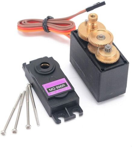 360° MG996R MG996 جير محرك سيرفو عزم دوران كبير لمجموعة طائرات الهليكوبتر RC سيارة اردوينو in Kuwait