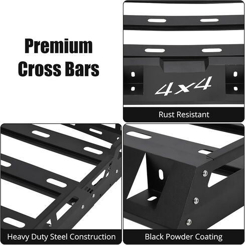 GAOMON Roof Rack Basket, 63 x 43 Inch RB531 Car Carriers Rooftop Basket, 220Lbs Capacity Cargo Rack for SUV Truck Cars in Saudi Arabia