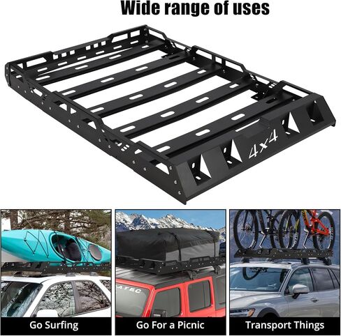 GAOMON Roof Rack Basket, 63 x 43 Inch RB531 Car Carriers Rooftop Basket, 220Lbs Capacity Cargo Rack for SUV Truck Cars in Saudi Arabia