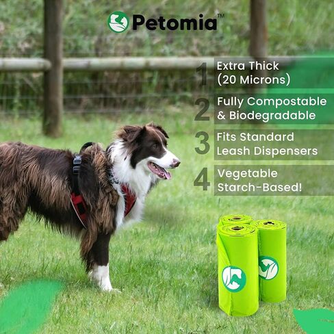 315 Pet Poop Bags on 21 Refill Rolls - Dog Poop Bags, Guaranteed Leak Proof and Extra Thick Waste Bag Refill Rolls For Dogs (9 x 13 inches) in Saudi Arabia