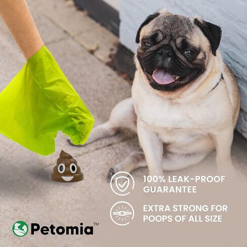 315 Pet Poop Bags on 21 Refill Rolls - Dog Poop Bags, Guaranteed Leak Proof and Extra Thick Waste Bag Refill Rolls For Dogs (9 x 13 inches) in Saudi Arabia
