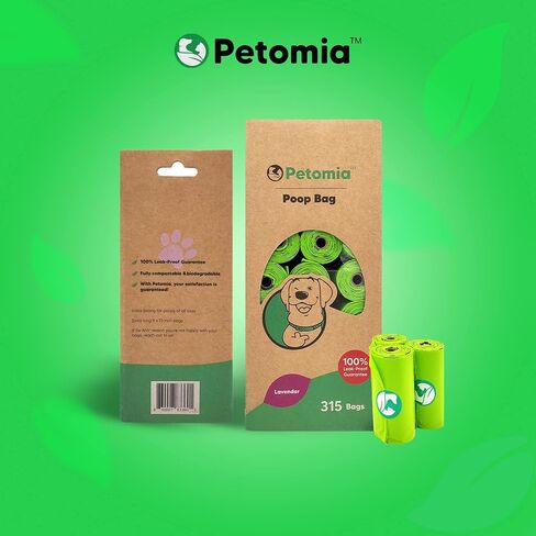 315 Pet Poop Bags on 21 Refill Rolls - Dog Poop Bags, Guaranteed Leak Proof and Extra Thick Waste Bag Refill Rolls For Dogs (9 x 13 inches) in Saudi Arabia