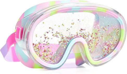 Bling2o Float N Away Dive Mask Gold Star Pastel Unisex Kids Swim Goggle Size OS in Saudi Arabia
