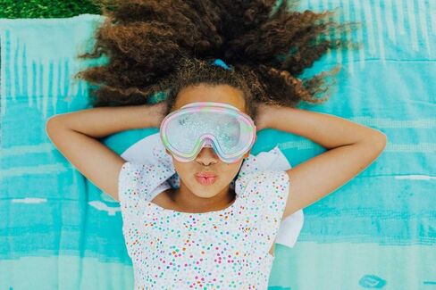 Bling2o Float N Away Dive Mask Gold Star Pastel Unisex Kids Swim Goggle Size OS in Saudi Arabia