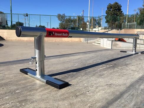 ZX Street Grind Rail- Chrome- 3 Adjustable Heights, Easy to Assemble! in Saudi Arabia