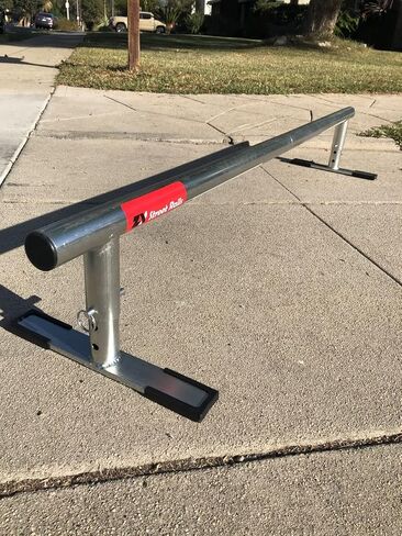 ZX Street Grind Rail- Chrome- 3 Adjustable Heights, Easy to Assemble! in Saudi Arabia