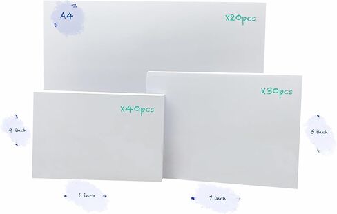 Glossy Photo Paper for Inkjet Printer, White, 230gsm, 3.5x5 Inch, 4x6 Inch, 5x7 Inch (Pack of 90 Sheets) in Saudi Arabia